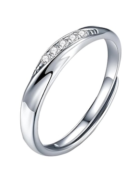 Set anillo Xtellar P 925 de plata brillante