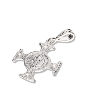 Medalla de cruz Vanguardia Joyera san benito de plata P 925