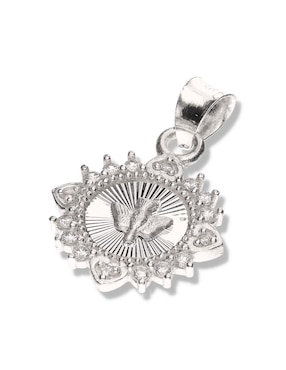Medalla redonda Vanguardia Joyera cristo de plata P 925