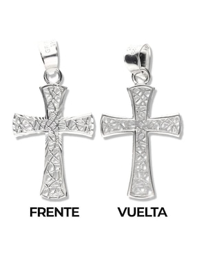 Dije de cruz Vanguardia Joyera cristo de plata P 925