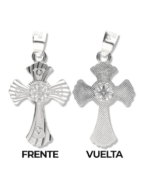 Dije de cruz Vanguardia Joyera cristo de plata P 925