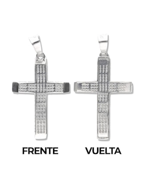 Dije de cruz Vanguardia Joyera cristo de plata P 925
