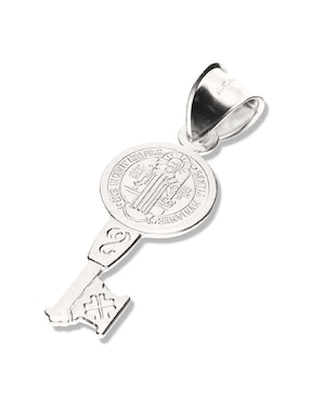 Dije de llave Vanguardia Joyera san benito de plata P 925
