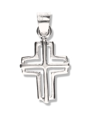 Dije de cruz Vanguardia Joyera cristo de plata P 925