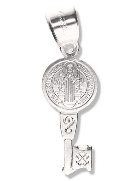 Dije de llave Vanguardia Joyera san benito de plata P 925