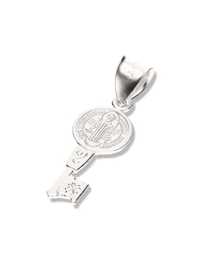 Dije de llave Vanguardia Joyera san benito de plata P 925