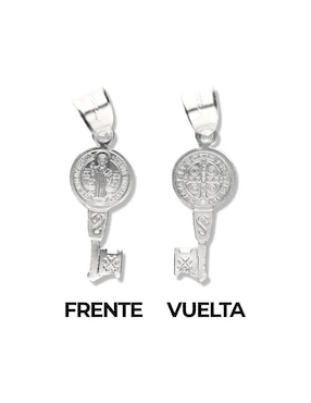 Dije de llave Vanguardia Joyera san benito de plata P 925