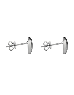 Broqueles de corazón Gladkova Joyería de plata P 925 zirconia