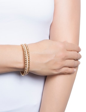 Pulsera Mossimo con zirconia Esferas Luminosas