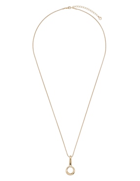 Collar con dije Anne Klein Treasured Metal