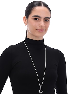 Collar con dije Anne Klein Treasured Metal