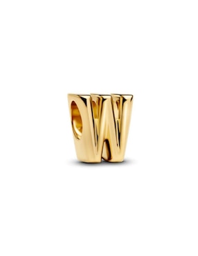 Charm de letra w Pandora moments de plata P 925