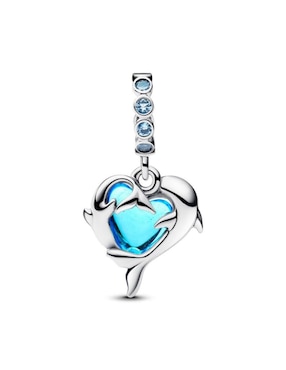 Charm de delfín Pandora moments de plata P 925