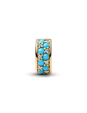 Charm redondo Pandora moments de plata P 925
