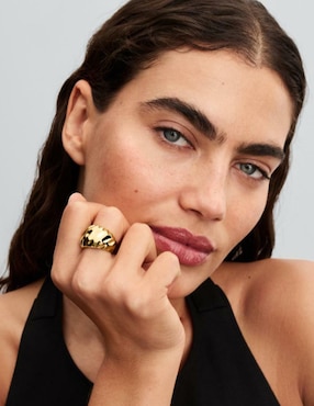 Anillo Pandora Essence de plata P 925 con acabado baño de oro