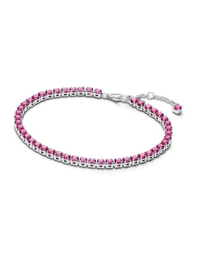 Brazalete Pandora de plata con cristal p 925 Timeless