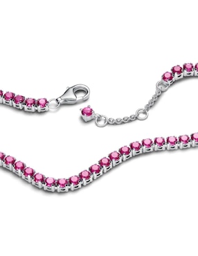 Brazalete Pandora de plata con cristal p 925 Timeless
