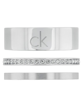 Set anillo Calvin Klein cristal brillante