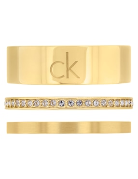 Set anillo Calvin Klein cristal brillante