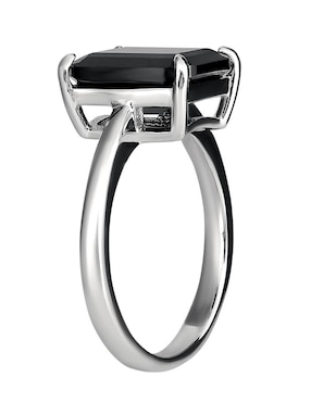 Anillo Gladkova Joyería P 925 de plata ónix mate