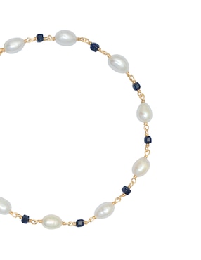 Pulsera Westies de plata con perla p 925