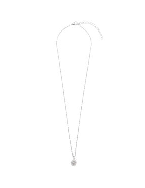 Medalla y cadena de virgen Artre de plata P 925
