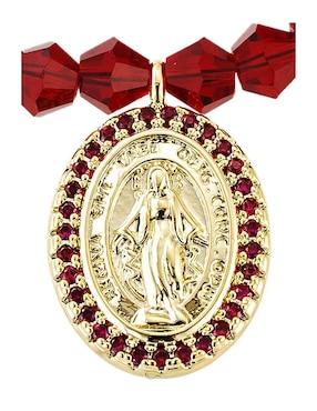 Pulsera Carmela Mía 14 k Religiosos con acabado baño de oro