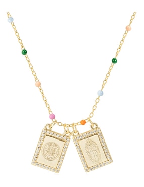 Collar Carmela Mía de baño de oro 14 K
