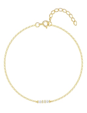 Pulsera Mink de plata P 925 con acabado brillante