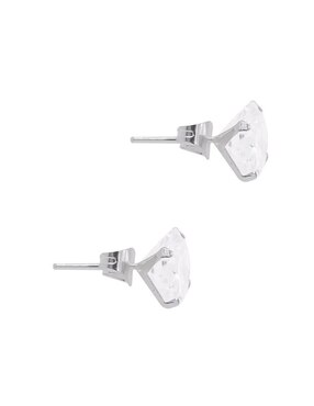 Broqueles redondos Oro Angelus de plata P 925 zirconia