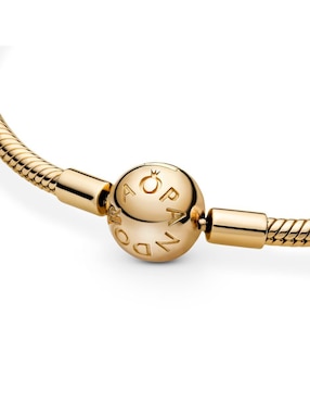 Brazalete Pandora de plata p 925 con acabado brillante