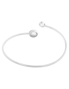 Brazalete Calvin Klein con cristal Twisted Bezel