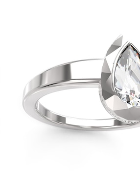 Anillo de gota Guess 4G Light circonita brillante