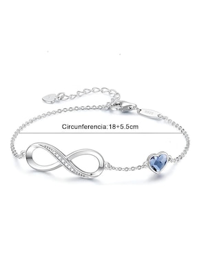 Pulsera Xtellar de plata P.925 acabado brillante