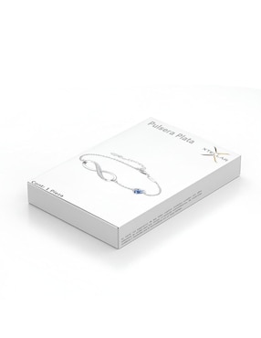 Pulsera Xtellar de plata P.925 acabado brillante
