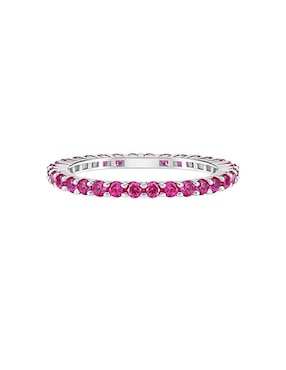 Anillo Gladkova Joyería P 925 de plata rubí pavé