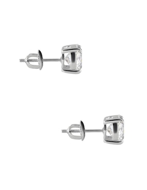 Broqueles Gladkova Joyería de plata P925 con acabado brillante moissanita