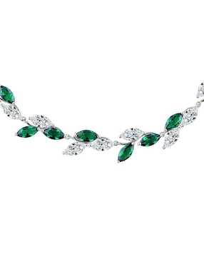 Collar de hoja Gladkova Joyería de plata P 925