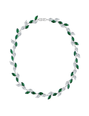 Collar de hoja Gladkova Joyería de plata P 925