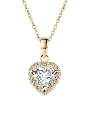 Collar de corazón Zvezda Aurore P 925