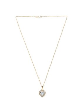 Collar de corazón Zvezda Aurore P 925