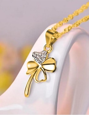 Collar con dije de trébol Ventdepot