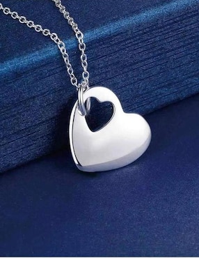 Collar con dije de corazón Ventdepot
