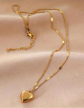 Collar con dije de corazón Ventdepot