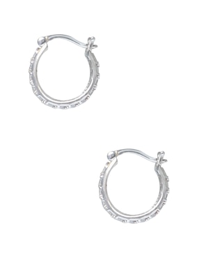 Arracadas Westies de plata P 925 con acabado pavé zirconia