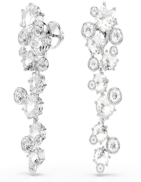 Aretes de octágono Swarovski con acabado brillante