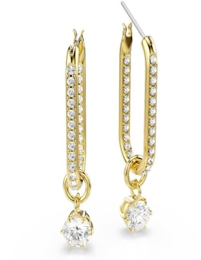 Aretes Swarovski con acabado brillante