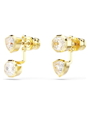 Aretes cortos Swarovski Imber con acabado brillante