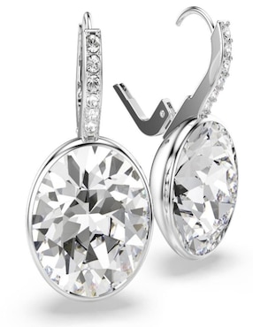 Aretes cortos circulares Swarovski Millenia con acabado brillante
