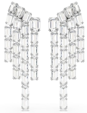 Aretes largos Swarovski Millenia con acabado brillante